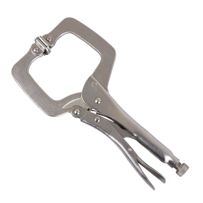 Locking C-Clamp With Swivel Pads