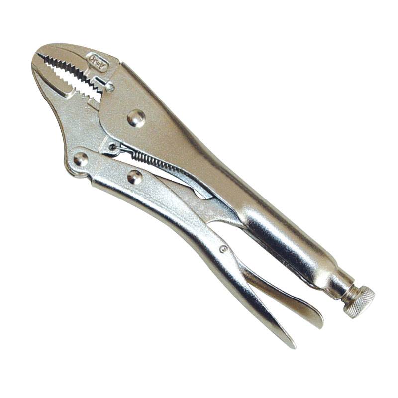 Curved Jaw Locking Pliers, Without Wire Cutters