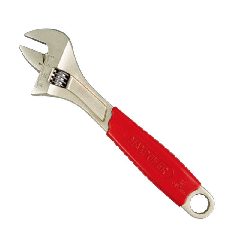 Adjustable Wrench ,Wide Opening With Box End