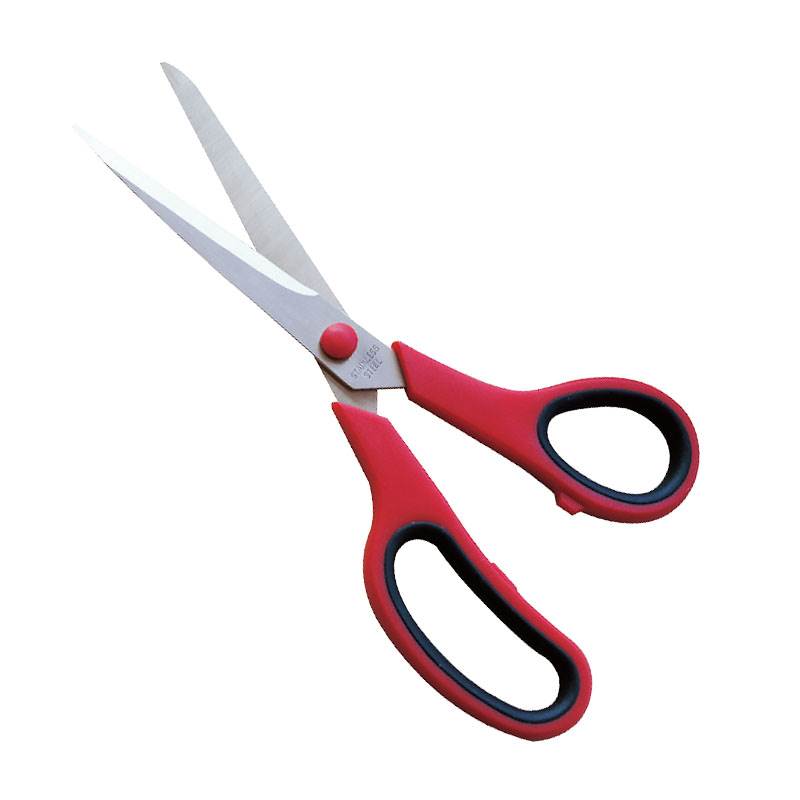 雙色塑柄不銹鋼布剪刀