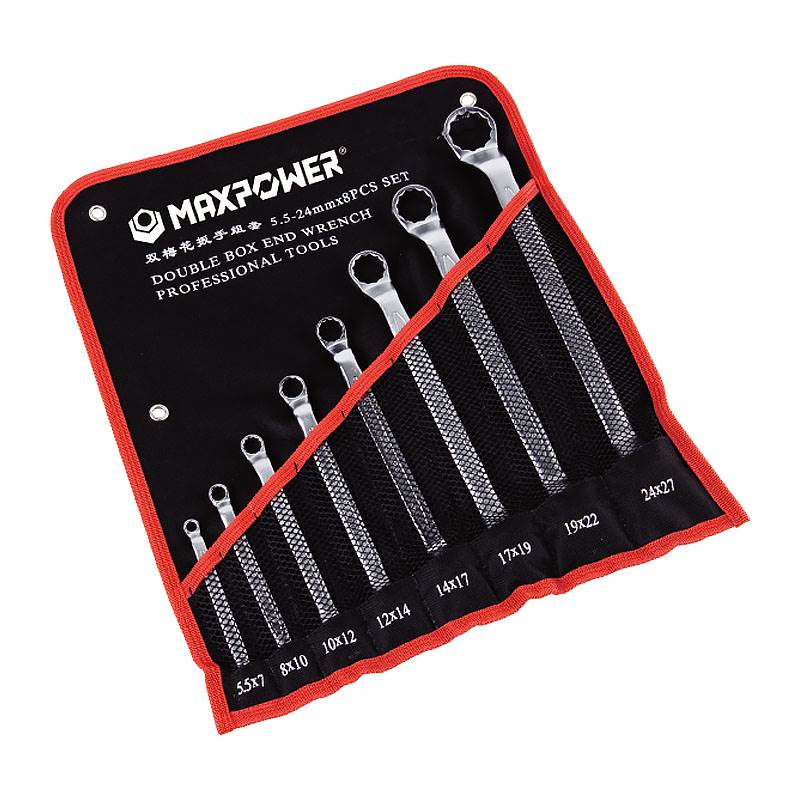 雙梅花扳手8、10件套