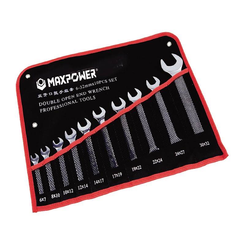 專業(yè)級加長雙開口呆扳手8、10件套