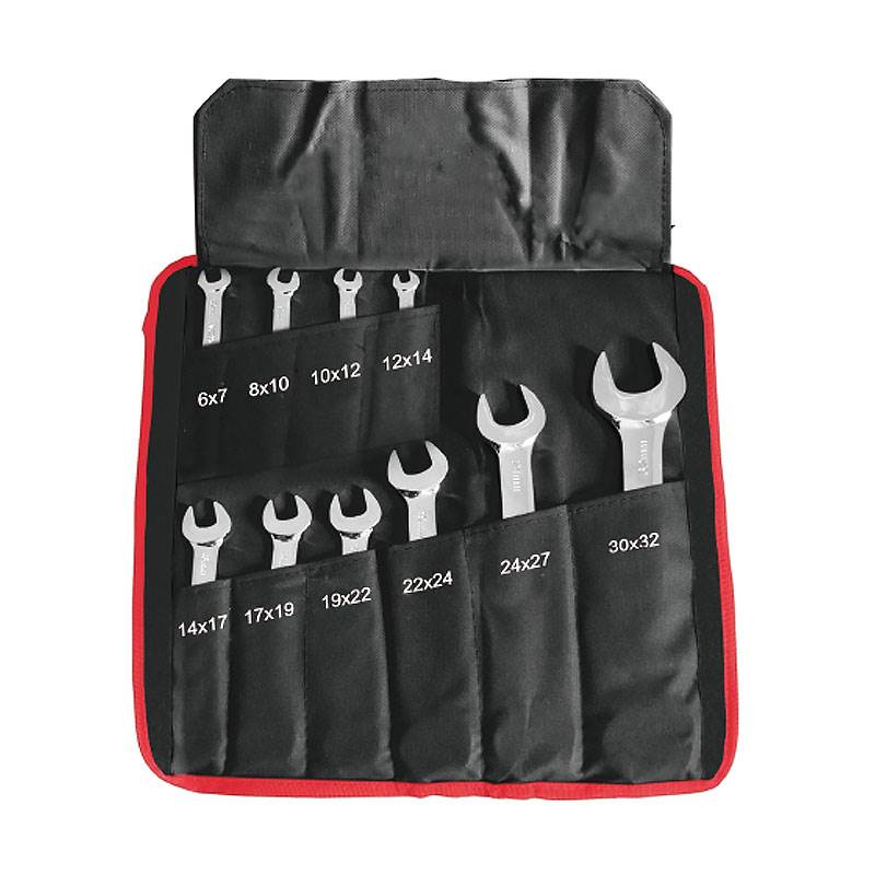 工業(yè)級(jí)加長(zhǎng)雙頭呆扳手8、10、13件套